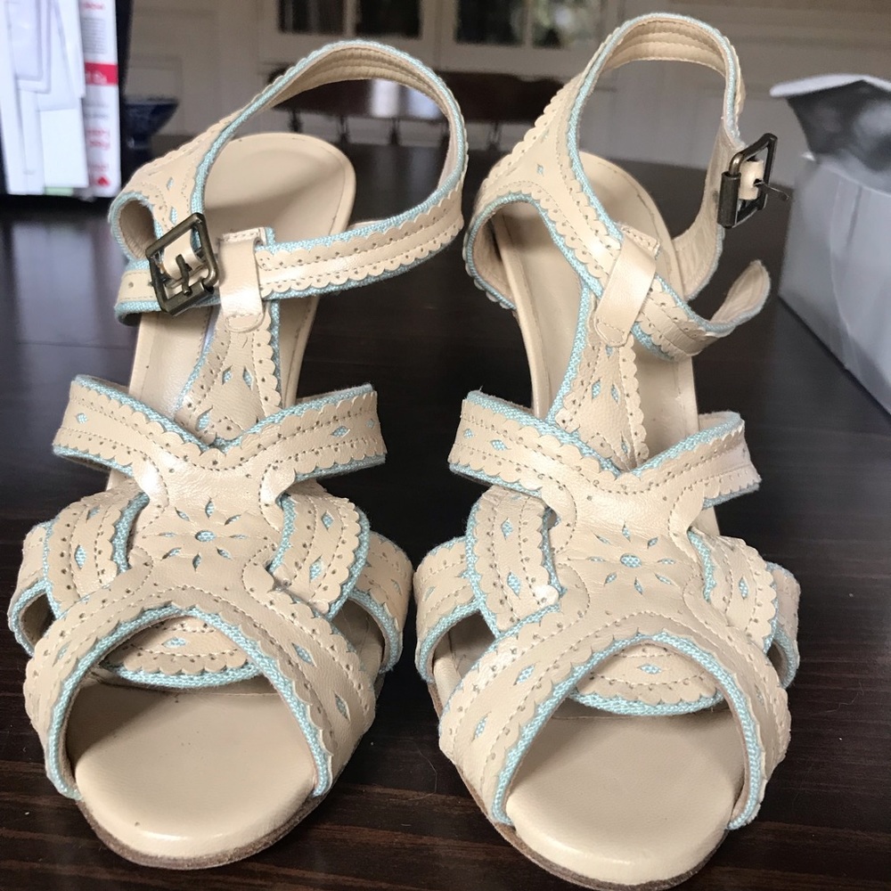 Manolo Blahnik cage sandals
